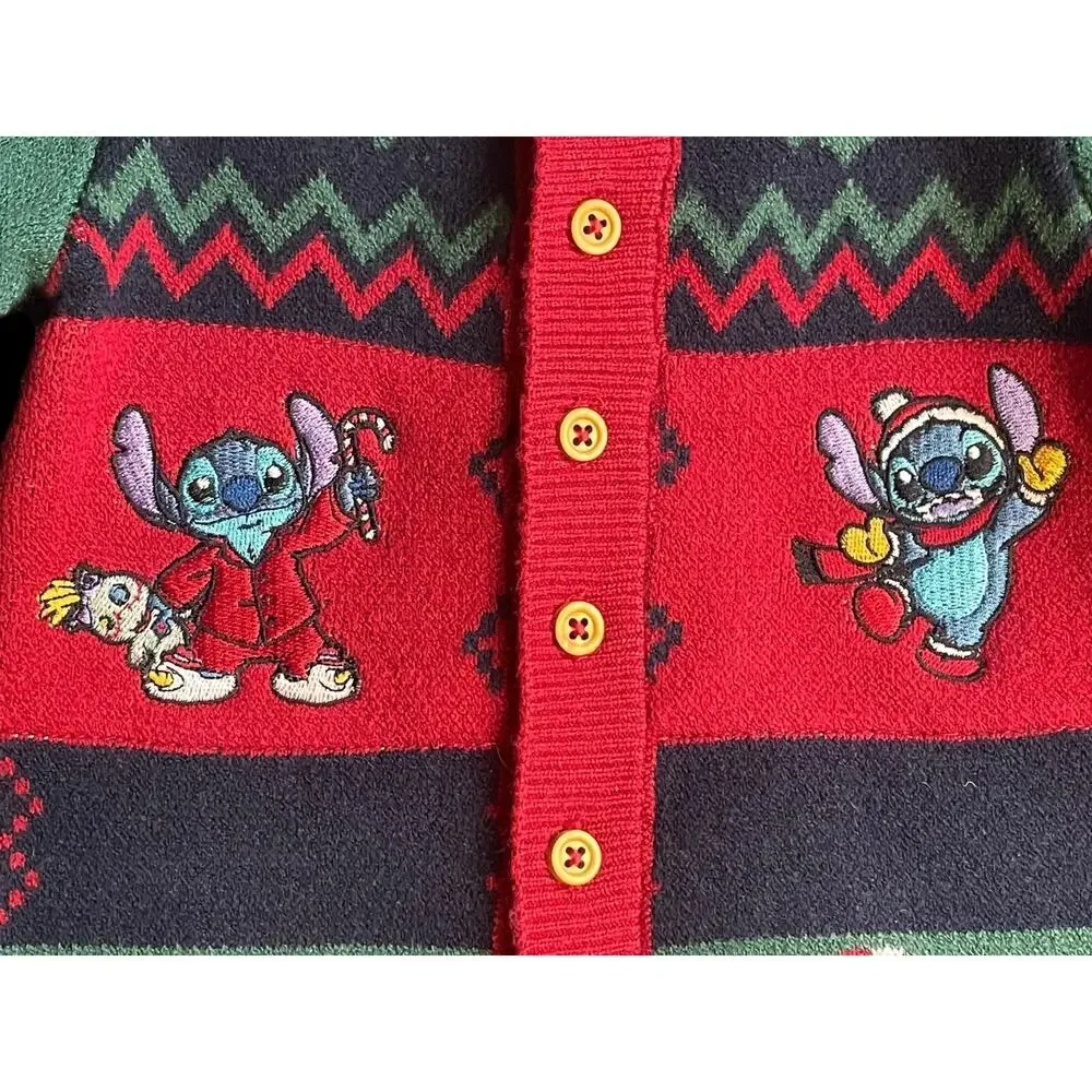 Boxlunch Disney Lilo & Stitch 3 Month Infant Embroider Christmas Sleepwear New